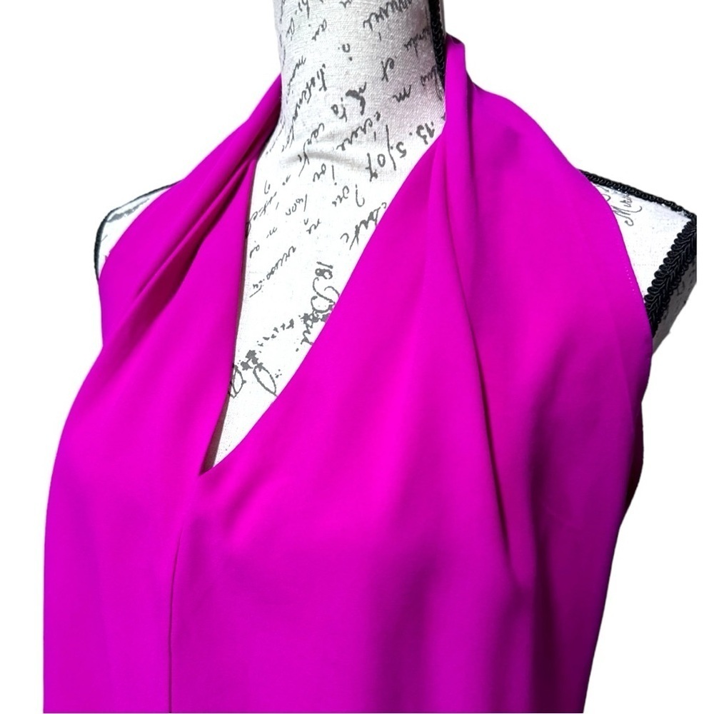 Diane Von Furstenberg Sleeveless Magenta Blouse Size P - Picture 2 of 8